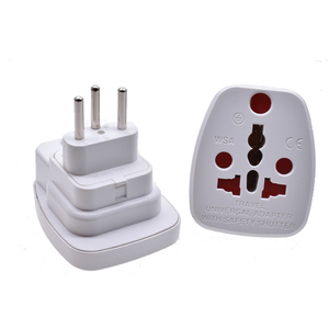 Adaptateur universel pour l'Afrique du Sud, compatible avec les prises américaines, britanniques, européennes, suisses et italiennes <span class=keywords><strong>WSA</strong></span> avec une porte de sécurité - Product Image 6