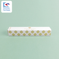 Boîtes à tiroirs personnalisées d'estampage de feuille d'or de macaron 3 6 12 de qualité alimentaire OEM avec emballage de logo