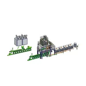 Centralized feeding system of automatic spiral feeder for plastic particle raw materials