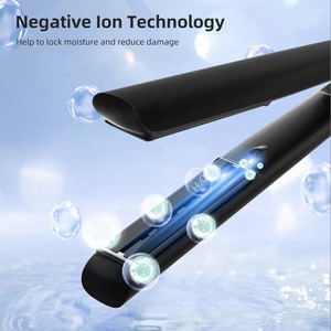 Bán Buôn 2-Trong-1 Hồng Ngoại Ionic Gốm Phẳng Sắt Tóc Ép Tóc Điều Khiển Nhiệt Độ Điện Cho Khách Sạn Ngoài Trời Tạo Kiểu Tóc - Product Image 4