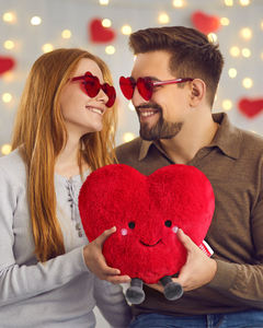 कस्टम लाल दिल के टुकड़े टुकड़े टुकड़े टुकड़े कर रहे हैं महिला मित्र वैलेंटिन दिवस के लिए कस्टम खिलौने - Product Image 3