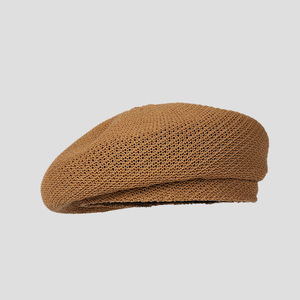 2025 nouveau été respirant béret femmes mince chapeau couleur unie coréen polyvalent japonais visage montrant <span class=keywords><strong>petit</strong></span> peintre chapeau - Product Image 6