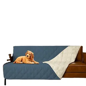 Couverture de lit de chien imperméable couverture d'animal de compagnie avec dossier antidérapant pour meubles lit canapé