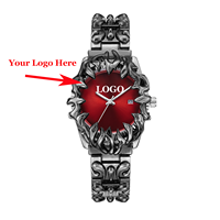 Montre pour homme PINTIME Luxury Vantage Unique, style Y2K, forme de griffe torsadée en albâtre, montre-bracelet personnalisée à quartz avec date pour homme