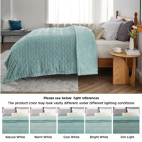 Tafirong usine directe couette tricoté laine Polyester Jacquard Style jeter couverture en plein air maison voyage Logo personnalisé cadeau de fête