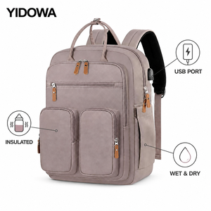 Zaino da Viaggio Grande Capacità con Tasca per Laptop, Porta USB, Schienale Traspirante, Borsa Fasciatoio per Mamma - Product Image 1