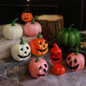 Halloween realista calabaza bruja figurita decoración creativa vacaciones ramo hecho a mano DIY tela Interior precio de fábrica rápido - Product Image 1