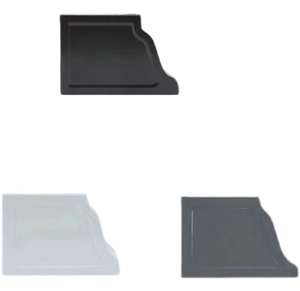 Bouchon d'extrémité de <span class=keywords><strong>gouttière</strong></span> de 5 et 6 pouces, capuchon d'extrémité de <span class=keywords><strong>gouttière</strong></span> en aluminium résistant aux intempéries pour système de drainage des eaux de pluie des avant-toits - Product Image 5