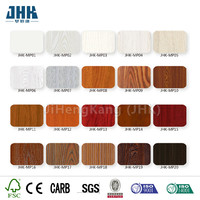 Porte intérieure de bureau colorée JHK-MD-FC07-2, panneau de porte en mélamine bois, porte de chambre