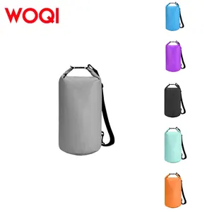 WOQI Customized Outdoor 2L 5L 10L 15L 20L Hiking PVC Ocean Bag Waterproof Dry Bag