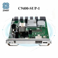 Modul Switch Cisco C9400-SUP-1= Modul Mesin Supervisor Catalyst 9400 V1 8x 10G SFP+ 2x 40G QSFP+ 80Gbps Per Slot
