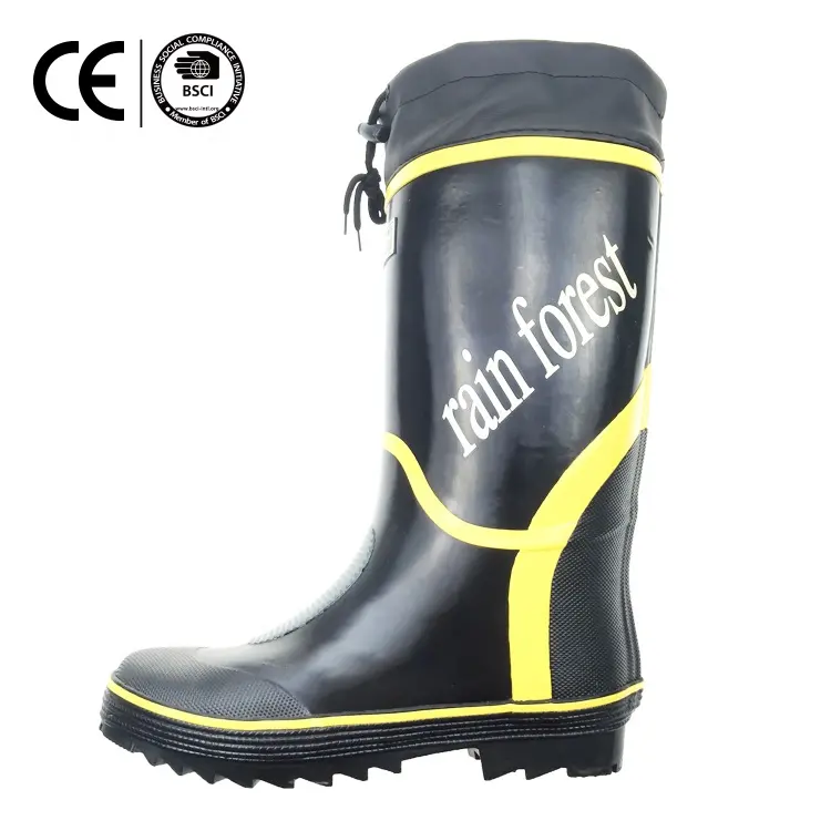 Calda Degli Uomini di vendite IN PVC impermeabile di sicurezza di lavoro stivali da pioggia con serratura fibbia
