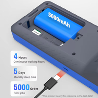 Terminal de point de vente portable Android SDK 5,5'' avec système Android, mobile 4G, caisse enregistreuse mobile tout-en-un, imprimante NFC, scanner BT