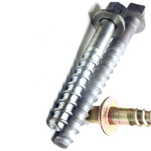 Vis à tête carrée classe 8.8 pour traverses de voie ferrée, vis de fixation pour traverses de béton, boulon d'ancrage pour voie ferrée - Product Image 4