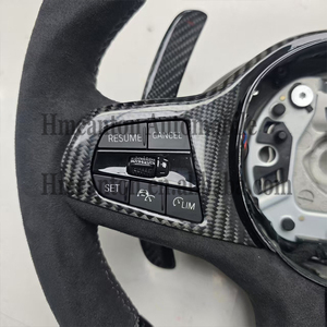 Volante Deportivo LED de Fibra de Carbono y Alcántara, el Más Popular, para BMW Serie G, M3 G20 G30 G80 M4 G82 M5 CS - Product Image 6