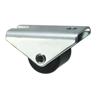Roue pivotante rigide de 14 mm, mini-roue pivotante fixe pour meubles et canapés de 0,5 pouce