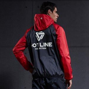 Tops con capucha de manga larga de talla grande para hombre, para Fitness, deportes, correr, pérdida de peso, quema grasa, inducción de sudor, Fitness activo - Product Image 3