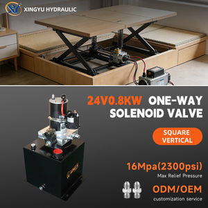 Plataforma elevadora para camiones, rampa de acoplamiento para portón trasero, mecanismo de elevación para montacargas, unidad de potencia hidráulica unidireccional, paquete de potencia hidráulica - Product Image 1