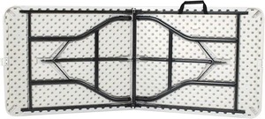 6ft Folding <strong>Tables</strong> Outdoor Rectangle <strong>Table</strong> HDPE <strong>Foldable</strong> Party Dining Rental Plastic Portable Camping <strong>Table</strong> - Product Image 5