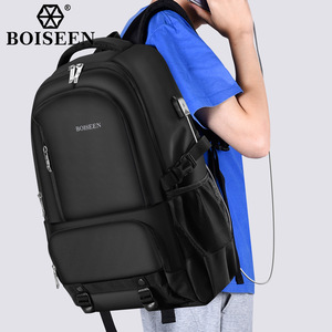 กระเป๋าเป้ธุรกิจสำหรับผู้ชาย Boiseen ขนาด 20 ลิตร พร้อมพอร์ต USB สำหรับการเดินทางและการทำงาน - Product Image 4