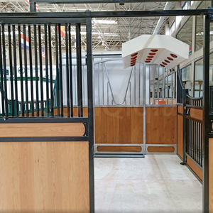 Interne Paardenstal Voor Paarden Met Gegalvaniseerd Staal En Bamboe Paneel Op Maat Paardenstal - Product Image 5