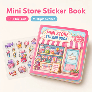 Adesivi 3D Mini in Carta per Adulti, Antistress e Rilassanti, Impermeabili, Fustellati, Decorazioni Paesaggistiche - Product Image 1
