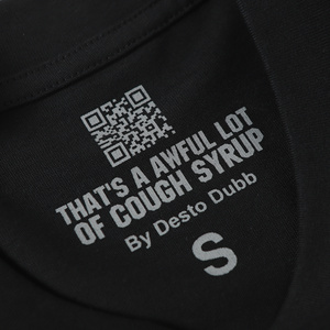 เสื้อยืดกันไอไซรัปของผู้ชายยี่ห้อดังพิมพ์ลายคลาสสิกแบบสแกนได้เสื้อแขนสั้นสำหรับผู้ชาย - Product Image 6