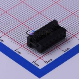 HX20012-14Y <b>black</b> Housing (Wire-to-Board / Wire-to-Wire) P=2mm Connector 2x7P 2mm 2mm 2 - Product Image 2