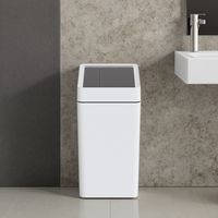 Poubelle Métallique Intelligente à Capteur Tactile, Étanche, Anti-Odeur, Silencieuse, Écologique, Grande Taille, Support OEM Personnalisé – Vente en Gros