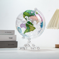 Globe Terrestre avec support en plastique pour enfants, articles cadeaux, articles ménagers