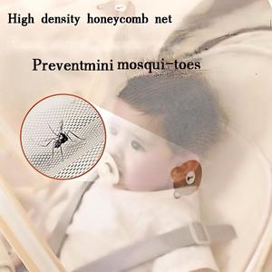 Chất Lượng Cao Đầy Đủ Bìa Xe Đẩy Em Bé Muỗi <span class=keywords><strong>Net</strong></span> Với Gấp Khung Nhựa Phổ Tốt Lưới Thoáng Khí Mùa Hè Thiết Kế - Product Image 3