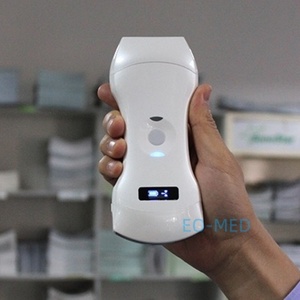 Échographe cardiaque sans fil 3-en-1 à sonde convexe linéaire 192 éléments pour usage vétérinaire DCU19G - Product Image 1