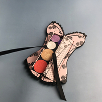 Boîte de fards à paupières multicolores créative, l'emballage extérieur peut être personnalisé