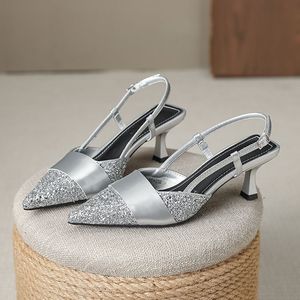 Sandalias de Mujer 2024, Último Diseño, Hermosas Sandalias de Tacón Alto con Tira Trasera, Modernas y Elegantes para Damas - Product Image 2