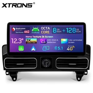 XTRONS 12.3" Anti-Glare 2K Screen Qualcomm 662 Octa Core 8+128GB 4G BT5.1 Car TV Screen for Benz ML/GL-Class LHD NTG 4.5/4.7 - Product Image 4