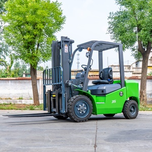 Chariot élévateur à quatre roues à énergie lithium écologique 3,5t, livraison gratuite avec système hydraulique complet - Product Image 6