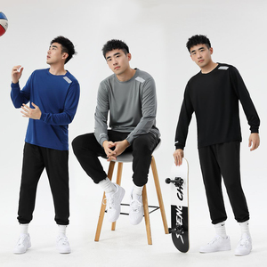 เสื้อออกกำลังกาย100% โพลีเอสเตอร์แห้งเร็วสำหรับผู้ชายเสื้อออกกำลังกายฟิตเนสยืดหยุ่นสูงสำหรับผู้ชาย - Product Image 3