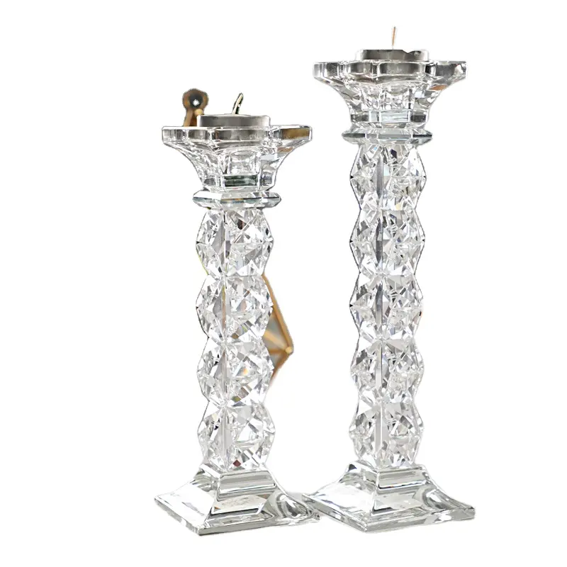 Candelabro de cristal de alta calidad, candelabro de decoración del hogar europeo, nuevo candelabro