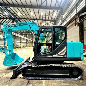รถขุดไฮดรอลิก Kobelco SK70 แบบตีนตะขาบ ขนาด 3 ตัน พร้อมบุ้งกี๋ขุดขนาด 0.18 ลูกบาศก์เมตร อุปกรณ์ก่อสร้าง - Product Image 1