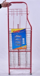 FIRST HORSE Estante de Almacenamiento de Vajilla Desmontable de 4 Niveles, Organizador de Vajilla de Cocina, Escurridor de Platos de Metal - Product Image 6