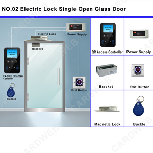 หน้าจอแสดงผลพลาสติกแบบกำหนดเองได้ รองรับ WiFi TCP RS485 Wiegand พร้อมเครื่องอ่านบัตร EV2 NFC RFID บาร์โค้ด QR Code สำหรับระบบควบคุมการเข้าออกประตูรักษาความปลอดภัย - Product Image 6