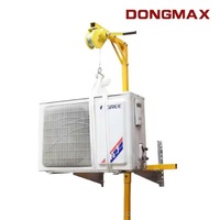 Mini-grue à chaîne manuelle chinoise, élingue à câble métallique, capacité de charge 200 kg, hauteur de levage 30 m, usage domestique, pneumatique