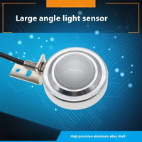 Sonde d'intensité lumineuse solaire de haute précision, boîtier métallique, 0~5000LUX 0~65535LUX, capteur d'éclairage grand angle, 4-20MA RS485