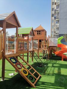 Nuevo Sistema <span class=keywords><strong>de</strong></span> Juego Infantil Yonglang YL-M038, Multifuncional, <span class=keywords><strong>de</strong></span> Acero Galvanizado y Madera, para Exteriores, para <span class=keywords><strong>4</strong></span> Niños, <span class=keywords><strong>de</strong></span> 2 Años, 500 kg - Product Image 4