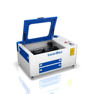 CNC Desktop Mini Laser Engraving Machine CO2 4030 RF 30W Laser Cutting Machine with AIR cooling
