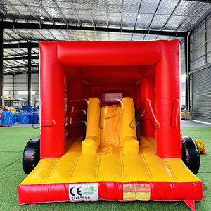 Parcours d'obstacles gonflable géant sur le thème du camion Offre Spéciale Lepai et du guerrier Ninja pour les fêtes en plein air des enfants - Product Image 5