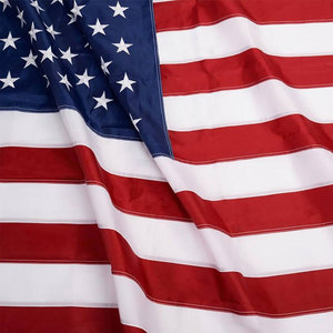 Fornitore Professionale Cinese di Bandiere Americane Ricamate di Alta Qualità in Tessuto di Poliestere, Bandiera Americana Classica - Product Image 4