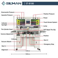 Silman ST-B100 impulsion presse à chaud LED LCD TV écran panneau réparation ACF COF machine à relier