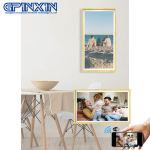 Cadre en bois pour écran de grande taille de 21.5 pouces de haut <span class=keywords><strong>sur</strong></span> le mur avec wifi <span class=keywords><strong>Android</strong></span> OU cadre <span class=keywords><strong>photo</strong></span> numérique 32 43 55 pouces - Product Image 1