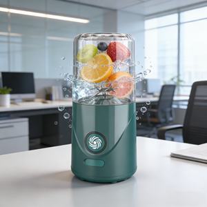 Mini-mixeur portable 260 ml, alimenté par batterie, rechargeable par USB, 2 lames, broyeur de glace, sans BPA, anti-fuite, pour smoothies, utilisation en extérieur - Product Image 6